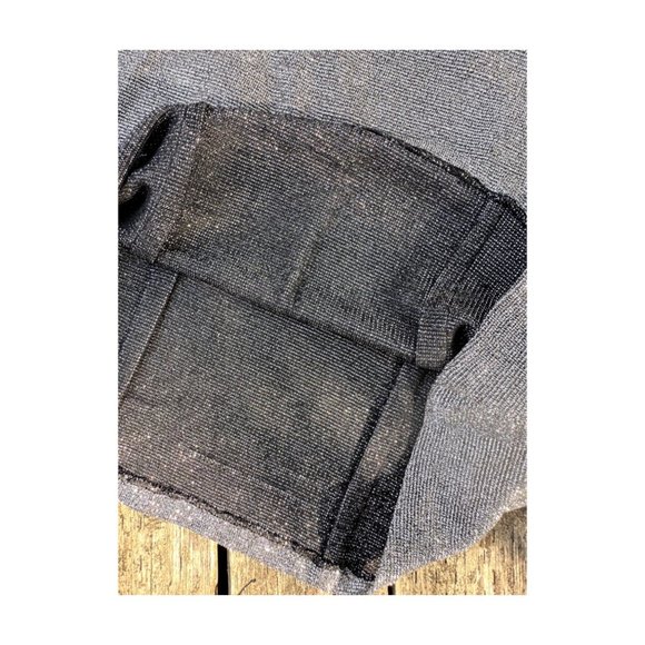 SOLD 90s Silver Metallic Sleeveless Crop Top Tinsel Sparkle Shimmer Silver Lamé - Picture 2 of 8